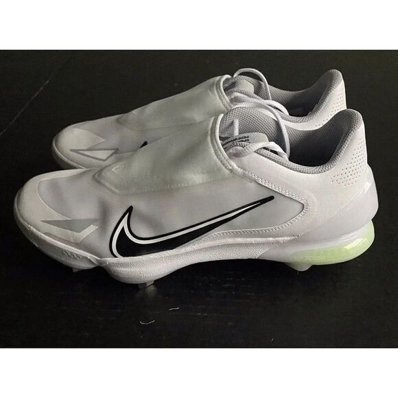 Nike Force Zoom Mike Trout Pro Metal Baseball Cleat White CZ5915-100 Men Sz 12 - Picture 7 of 12